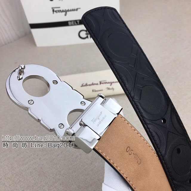 菲拉格慕男士皮帶 Ferragamo雙面用小牛皮腰帶  jjp1405